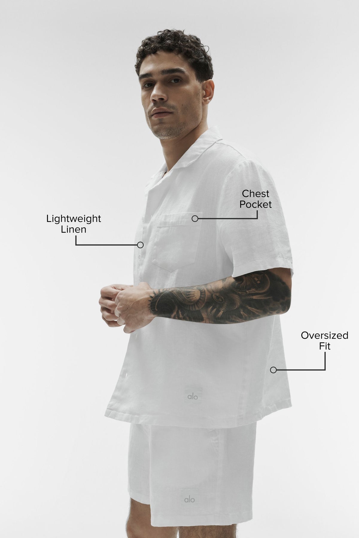 Chemise Manches Courtes Linen Days