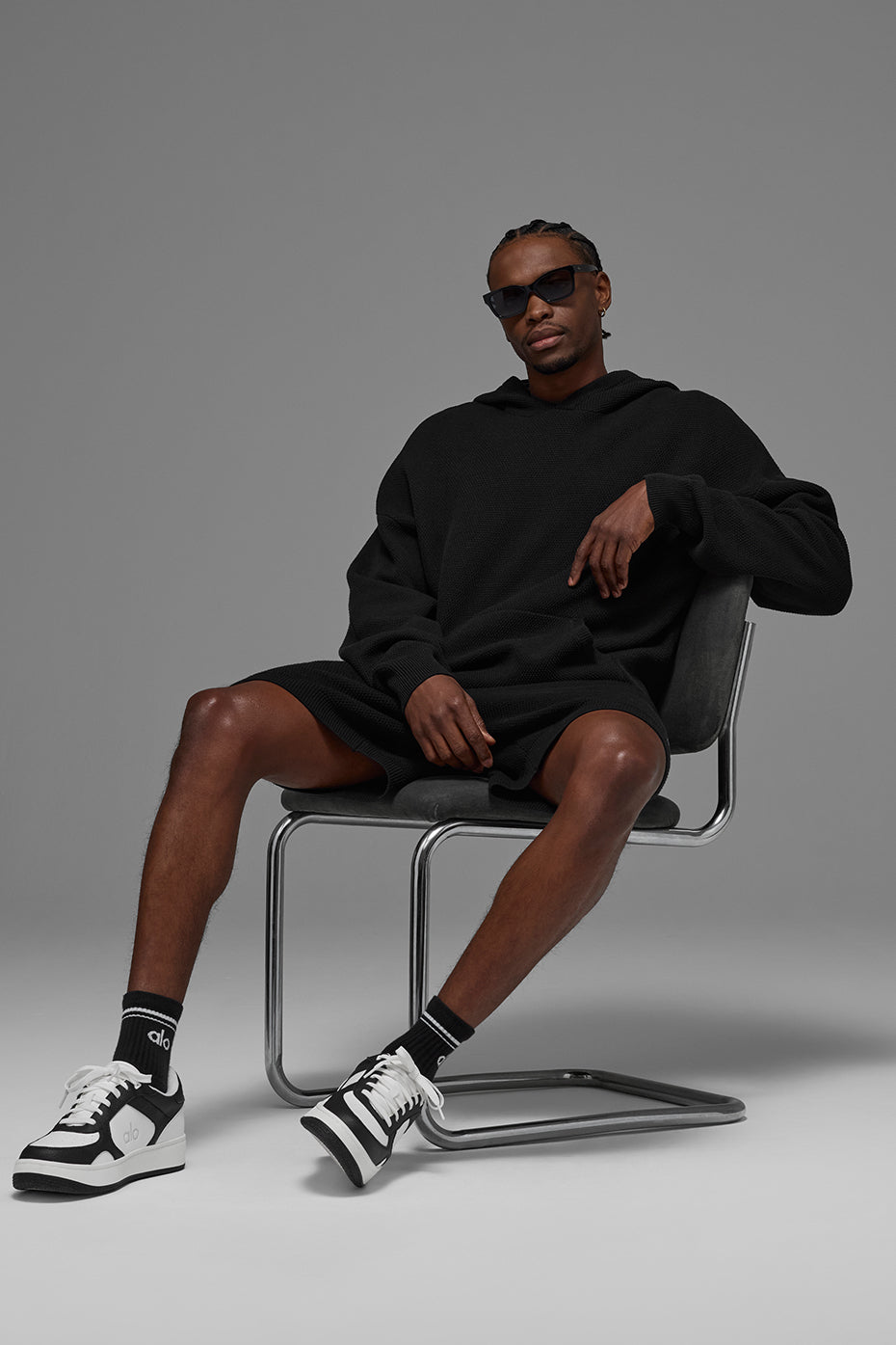 Sweat À Capuche En Maille Sports Club