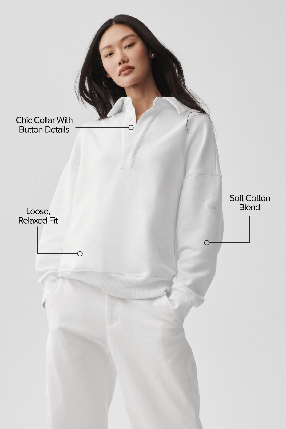 Pull Henley À Manches Longues Take It Easy