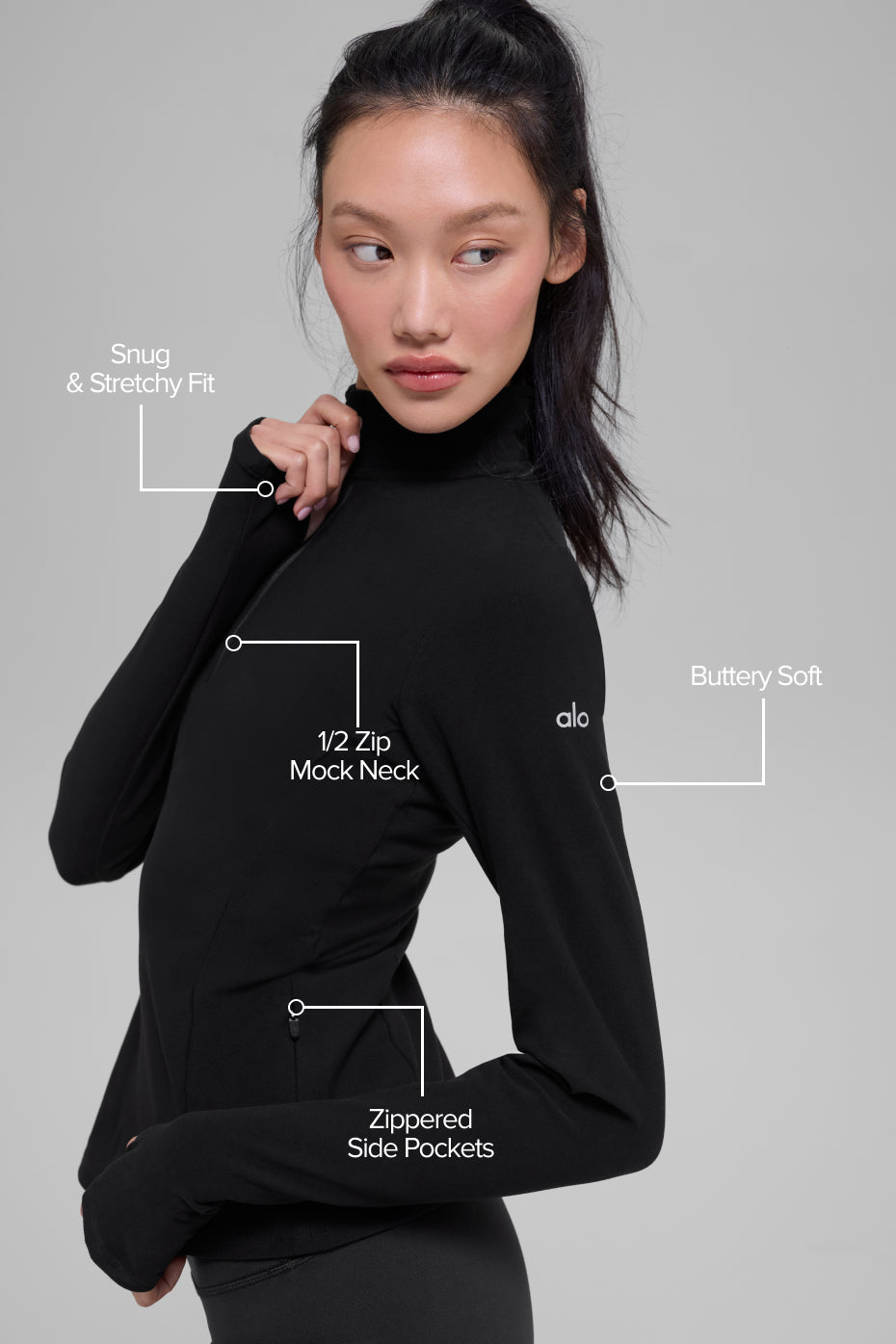Pull Semi-Zippé Alosoft Rapid
