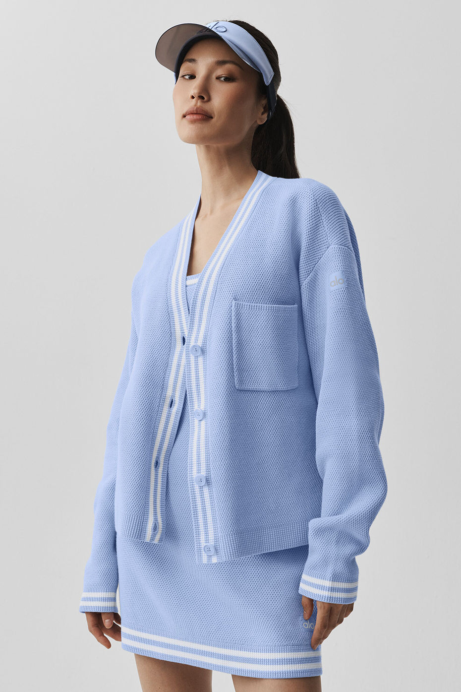 Cardigan En Maille Tennis Club
