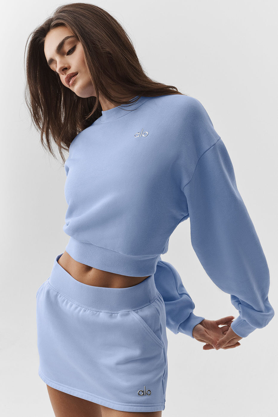 Cropped Accolade Crewneck