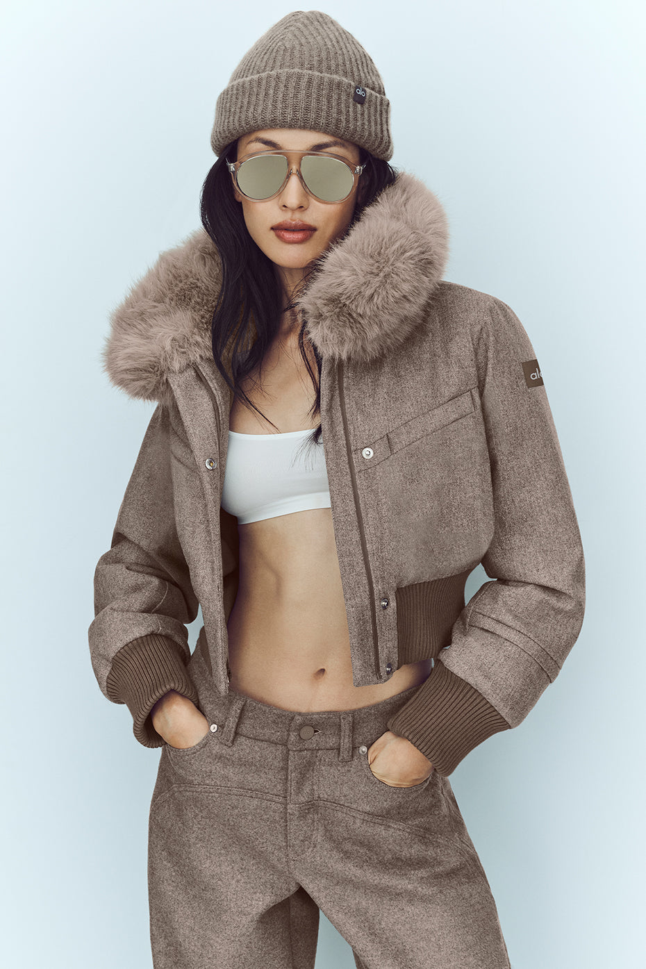 Veste En Laine Mélangée Bunny Slope