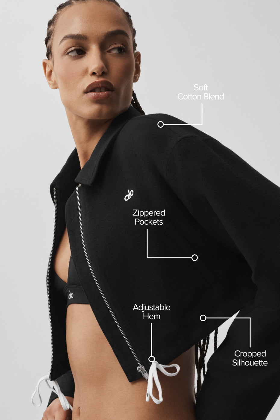 Veste Courte Zippée Fan Favorite