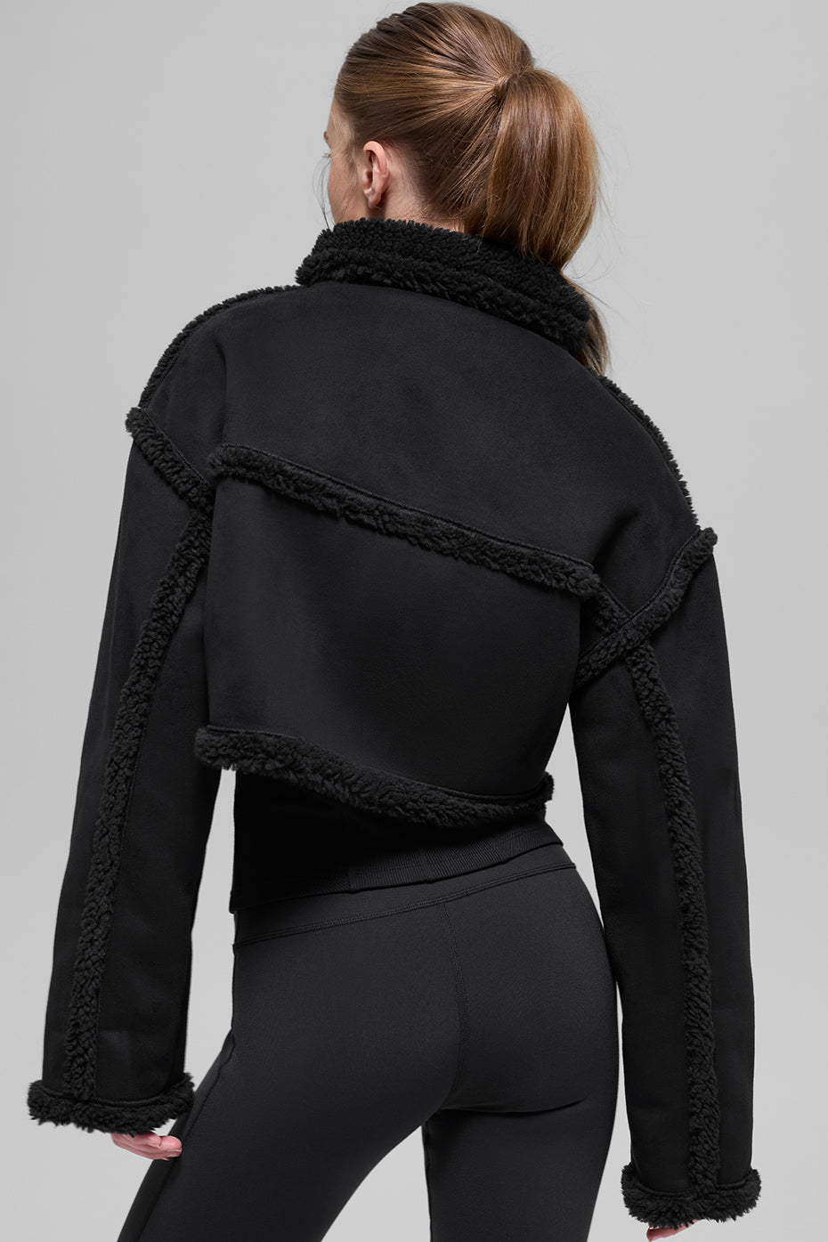 Veste Courte Imitation Agneau Snowfall