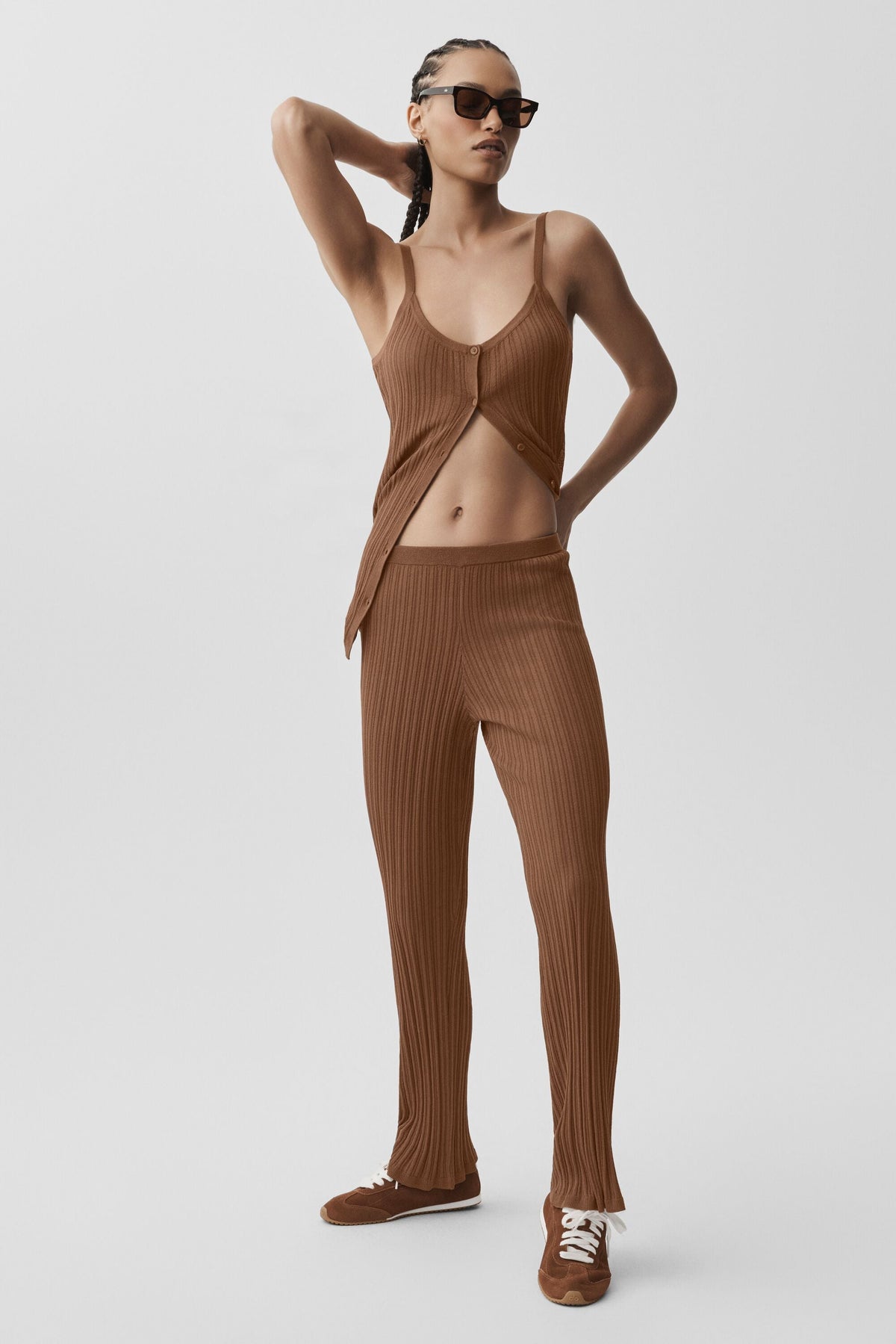 Pantalon Taille Haute Coupe Droite Sunlit Sweater