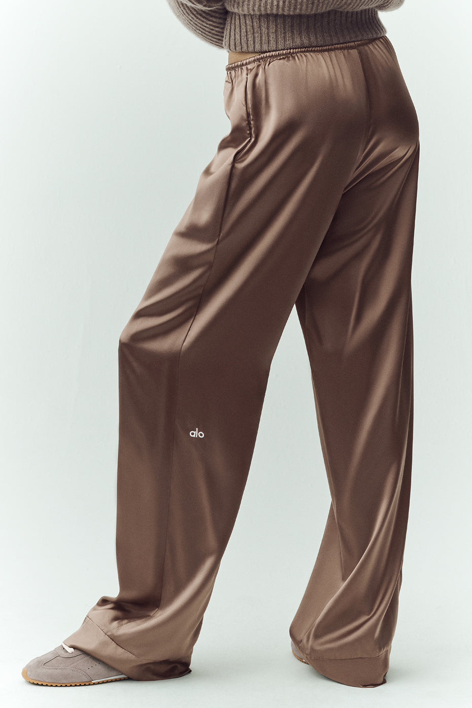 Pantalon En Soie Luminous (long)