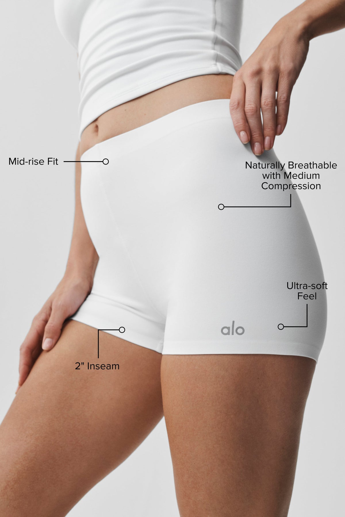 2" ALO Softsculpt Mid-Rise Short