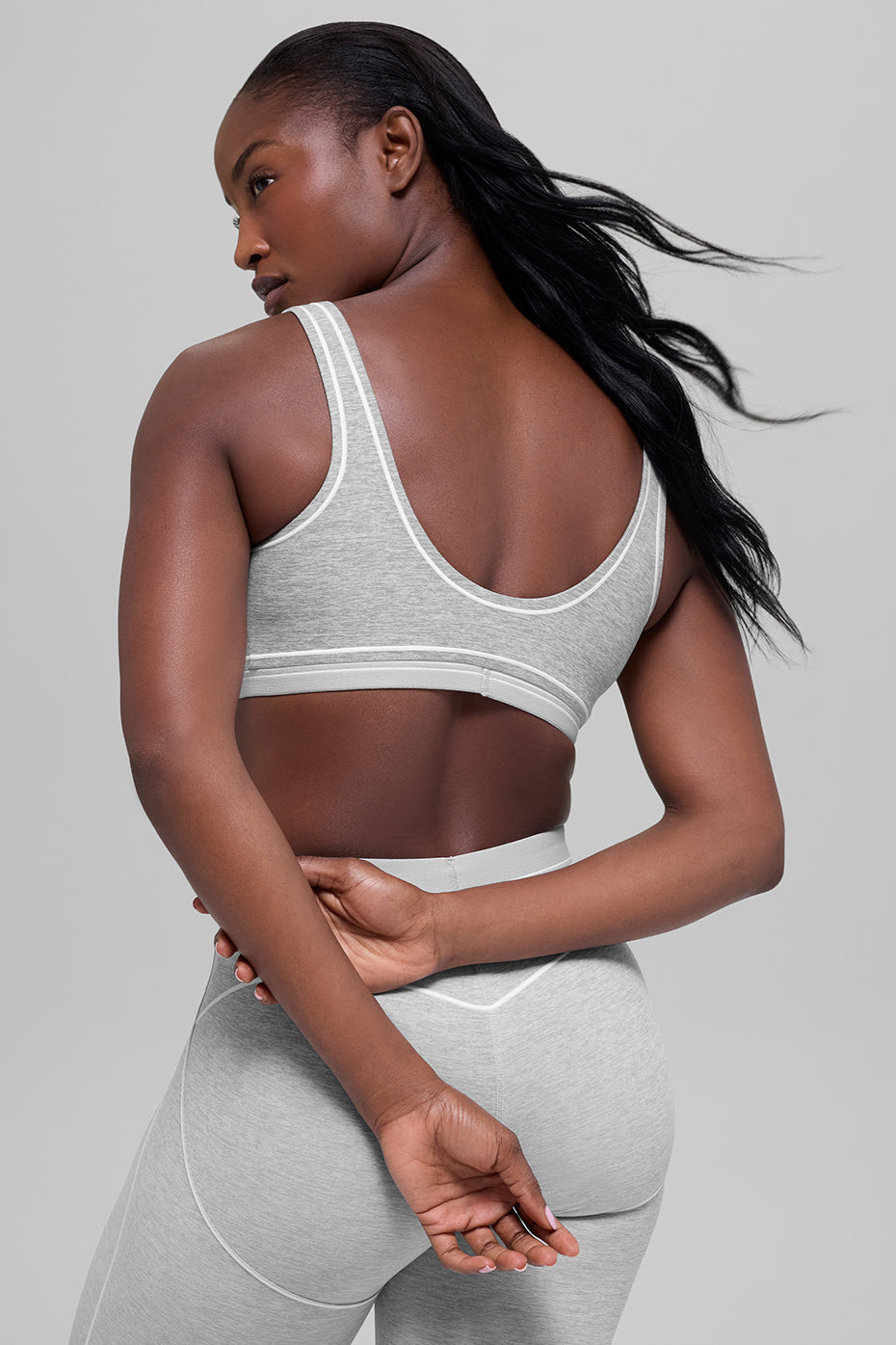 Brassière Alosoft Heart Throb - Oatmeal Heather/Blanc