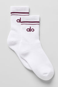 Unisex Half-Crew Throwback Sock