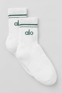 Unisex Half-Crew Throwback Sock