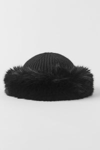 Courchevel Cashmere Faux Fur Beanie