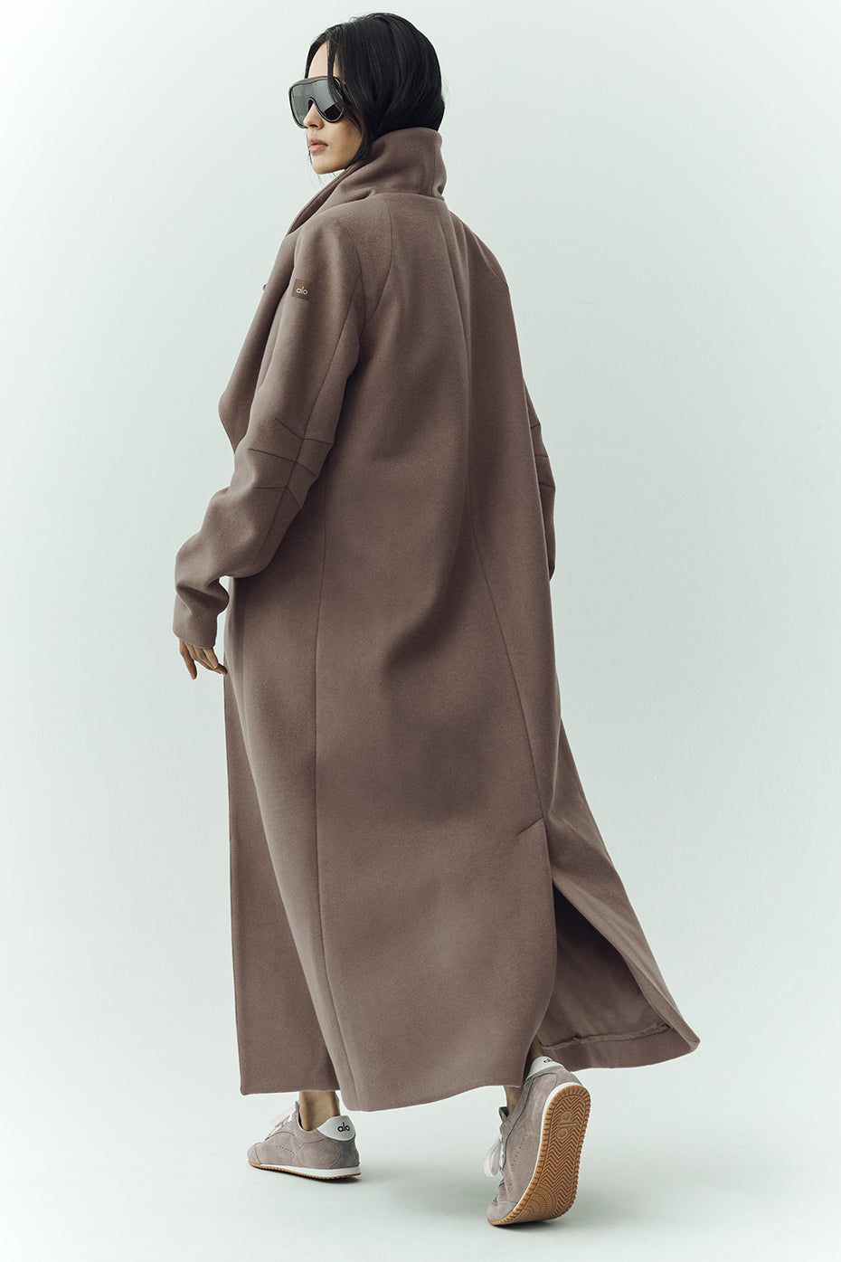 Manteau Long En Laine Mélangée Nightfall
