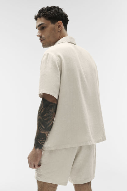 Chemise Manches Courtes Linen Days