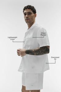 Chemise Manches Courtes Linen Days