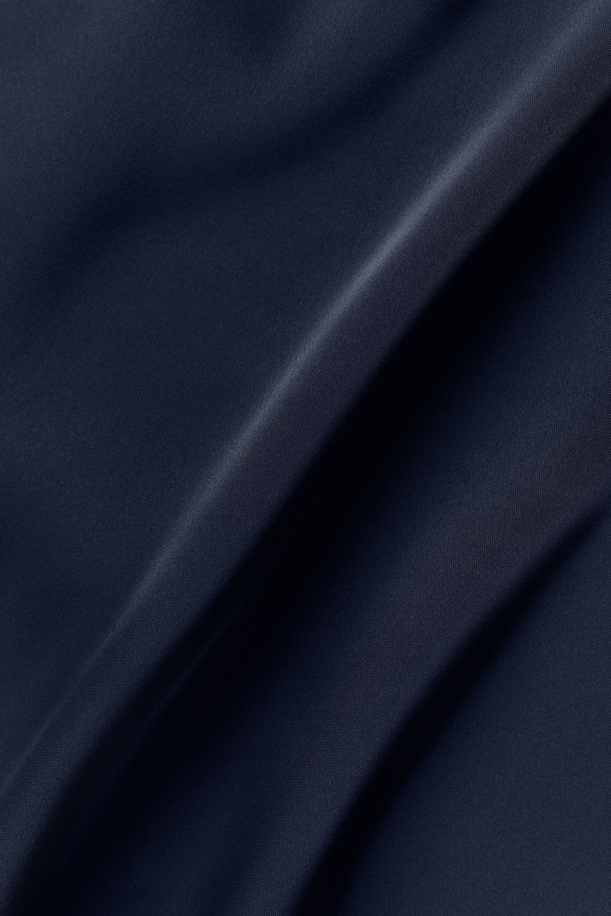 Satin Horizon Short Sleeve Button Up