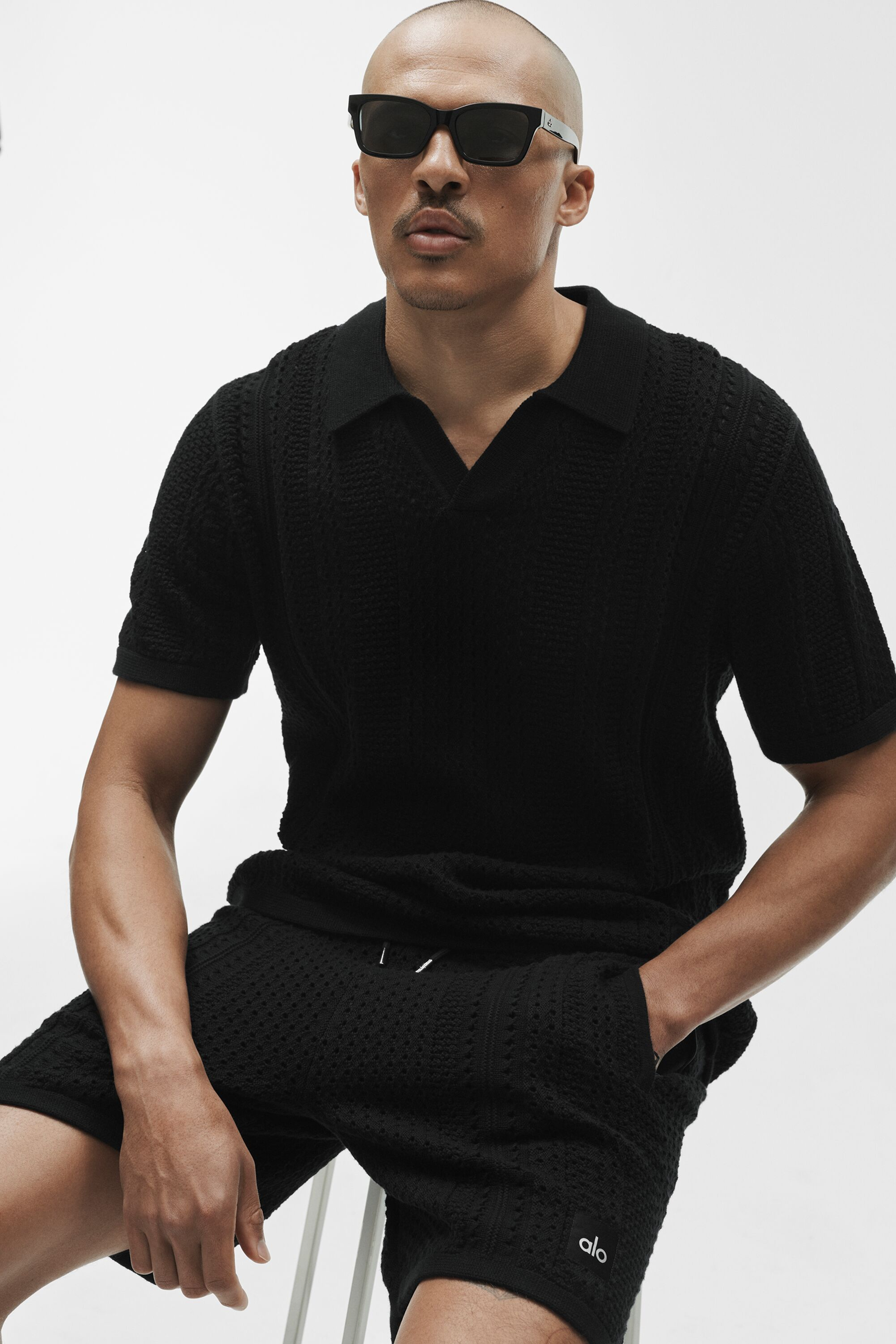 Polo Manches Courtes En Maille Coastline