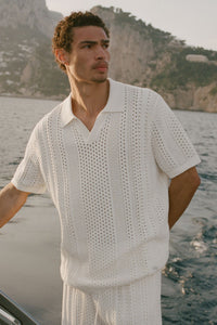 Coastline Knit Short Sleeve Polo