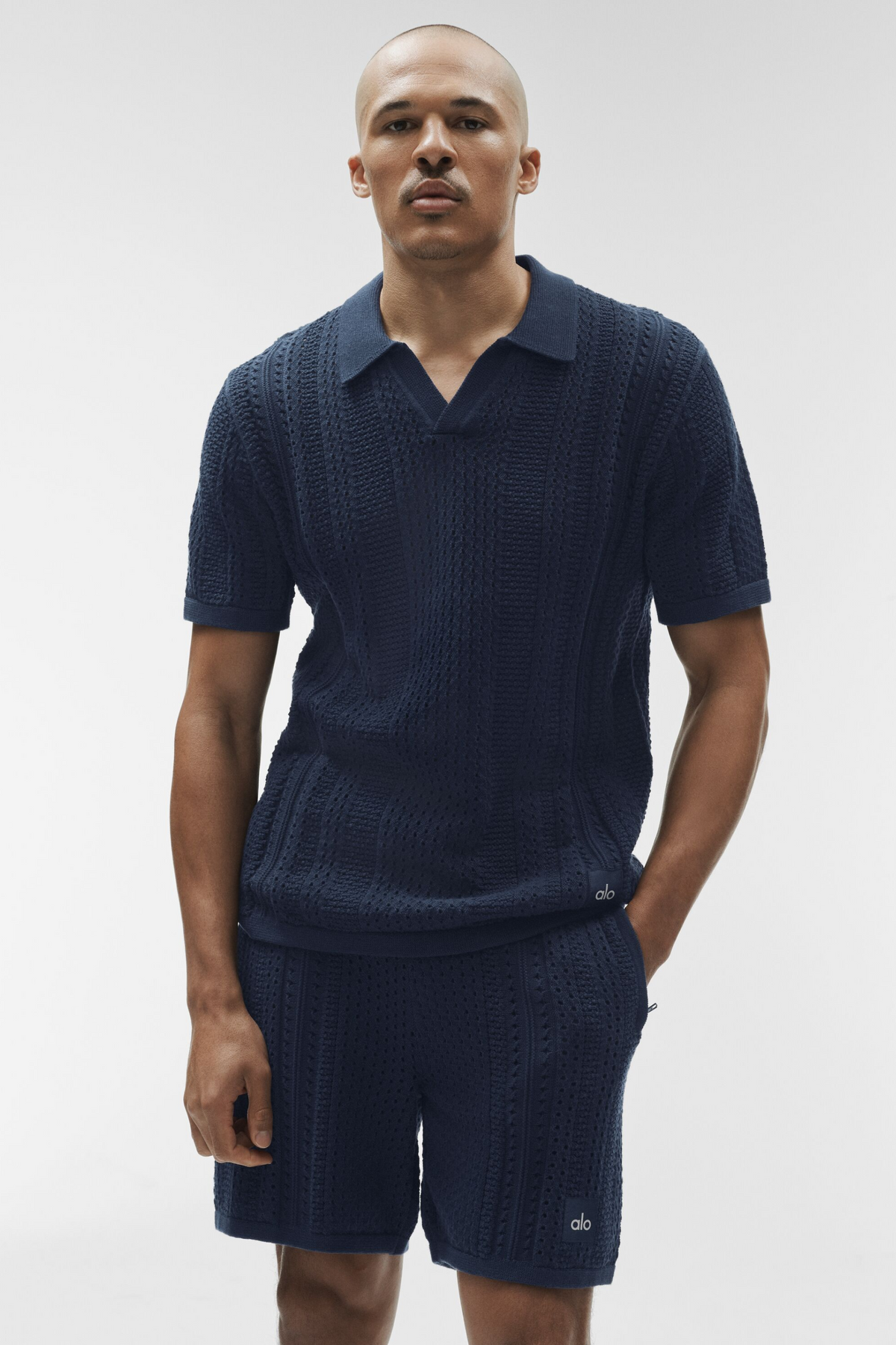 Polo Manches Courtes En Maille Coastline
