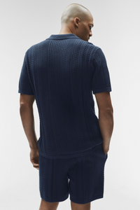 Coastline Knit Short Sleeve Polo