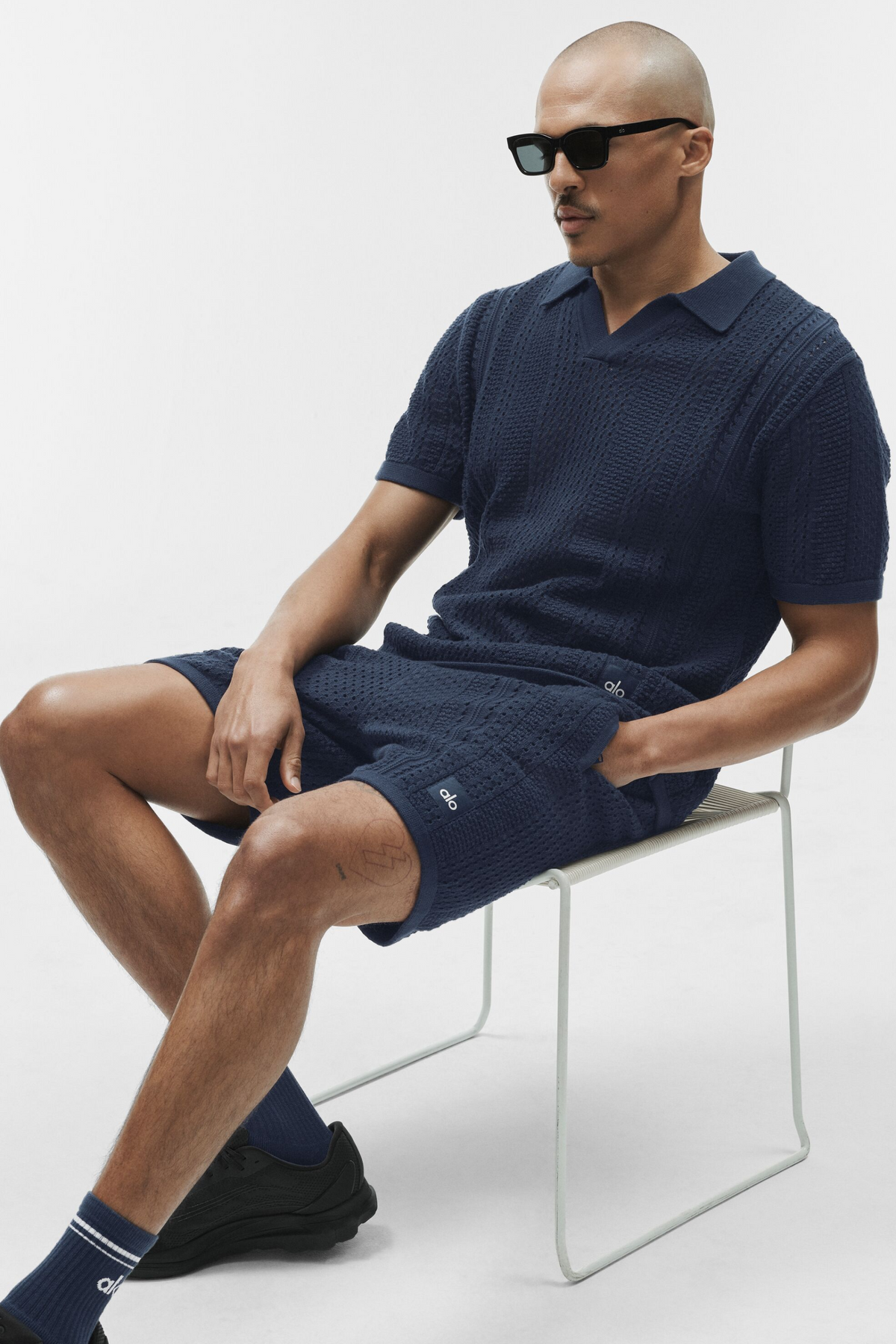 Polo Manches Courtes En Maille Coastline