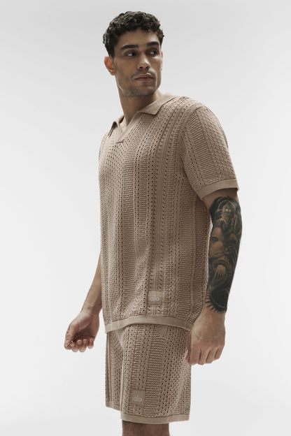Polo Manches Courtes En Maille Coastline