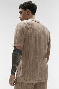 Polo Manches Courtes En Maille Coastline
