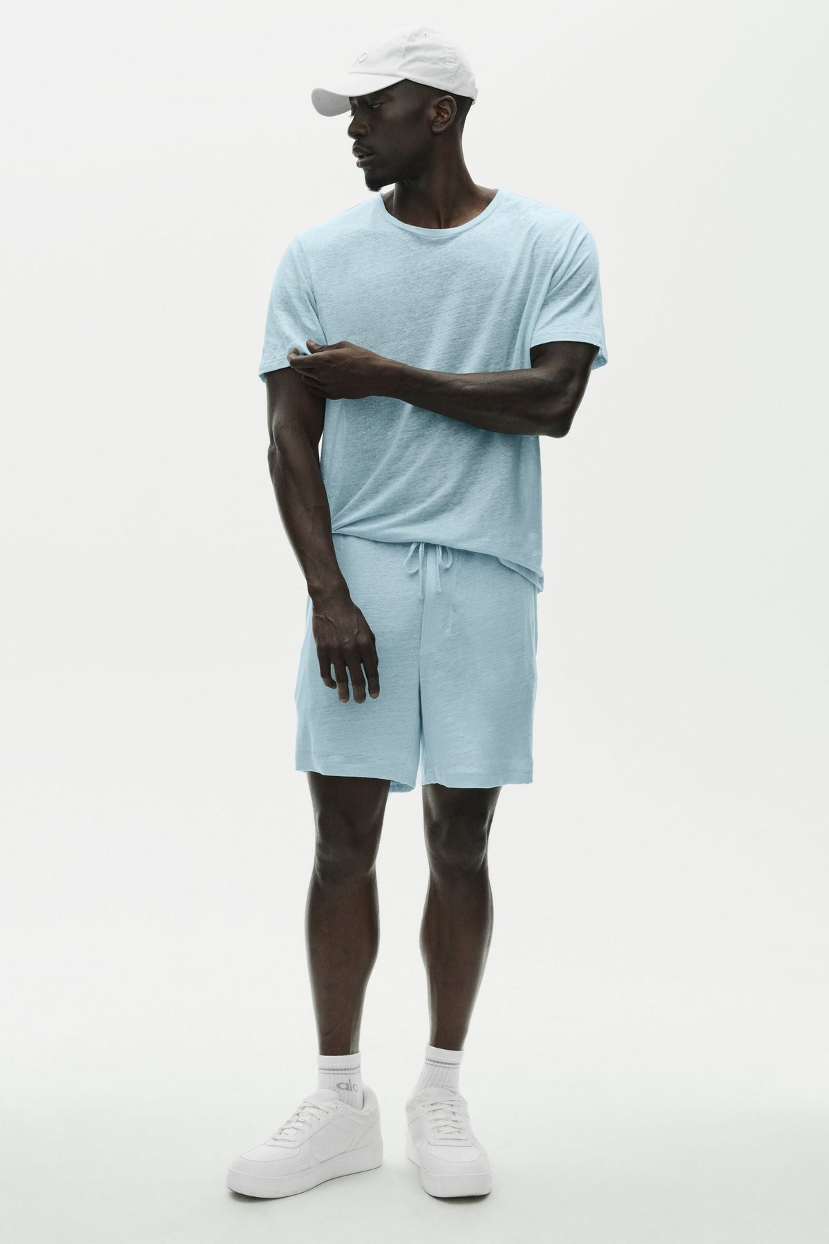 Linen Jersey Coastal Short Sleeve Tee