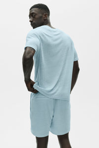 T-Shirt Manches Courtes En Jersey De Lin Coastal