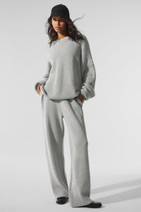 Domain Rib Knit Crew Sweater