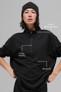 Double Take Long Sleeve 1/4 Zip