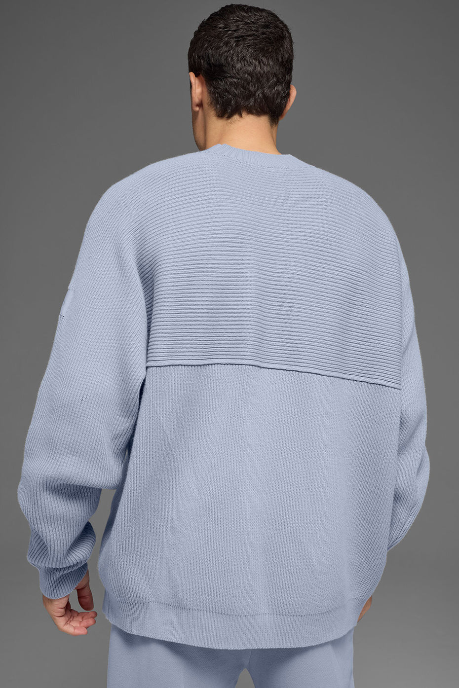 Domain Shift Rib Knit Sweater Crew
