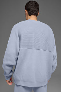 Domain Shift Rib Knit Sweater Crew