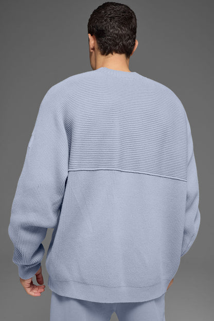 Domain Shift Rib Knit Sweater Crew