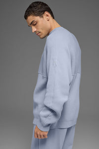 Domain Shift Rib Knit Sweater Crew