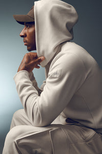 Sweat À Capuche Gaufré Lounge