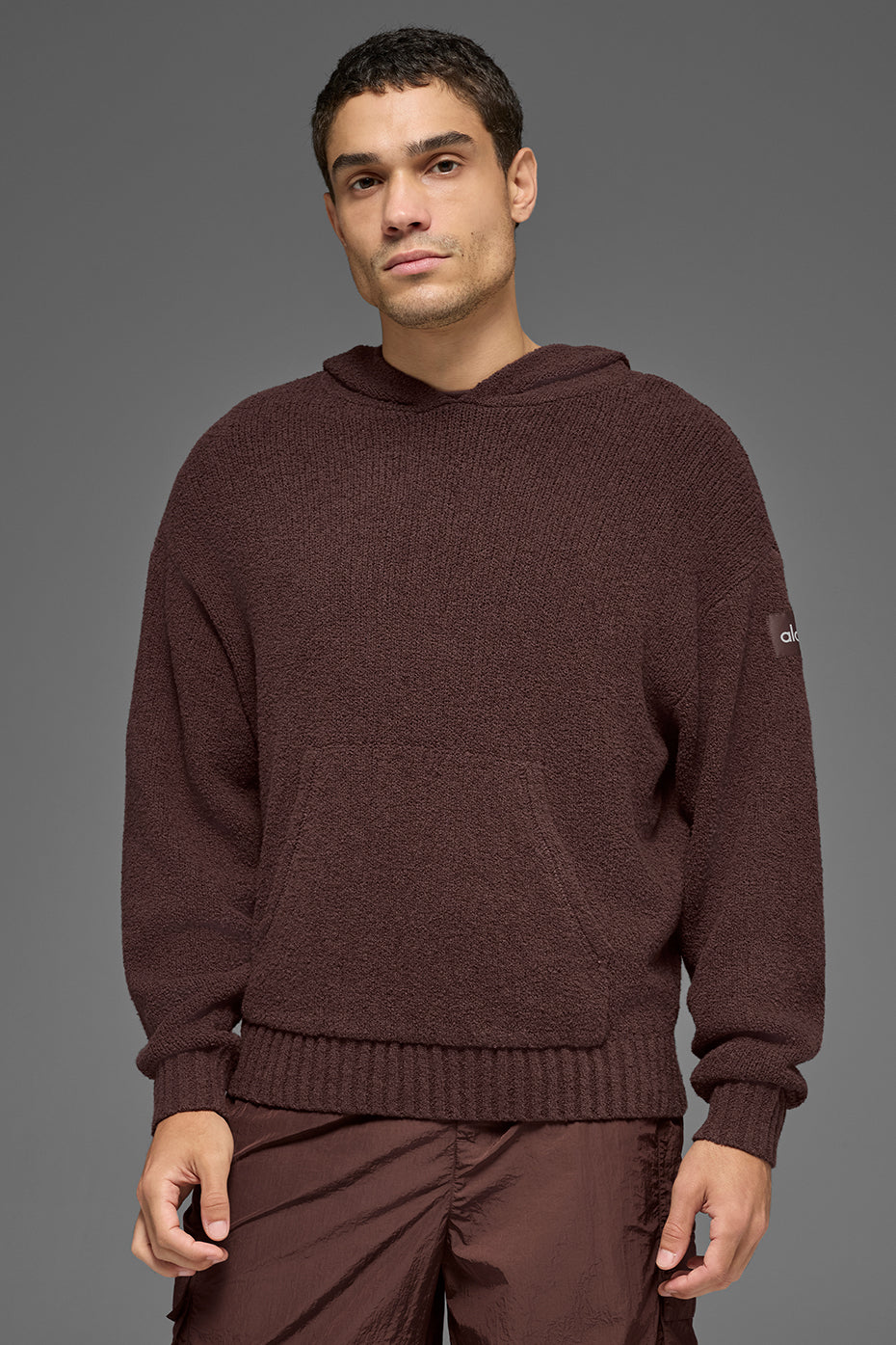 Sweat À Capuche En Maille Texturée