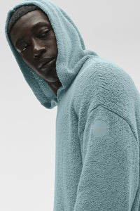 Textured Knit Hoodie
