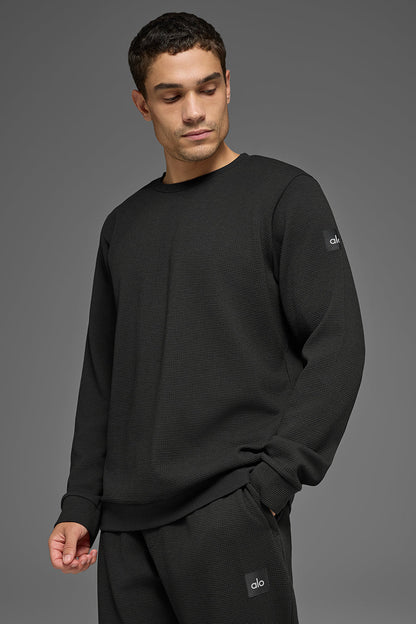 Waffle Lounge Long Sleeve Crew