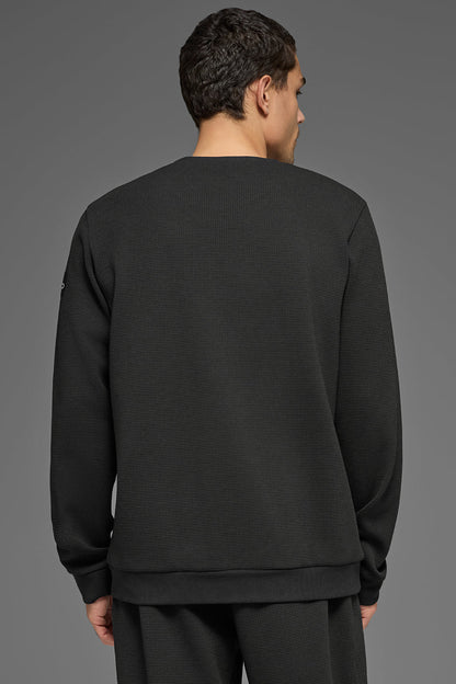 Waffle Lounge Long Sleeve Crew