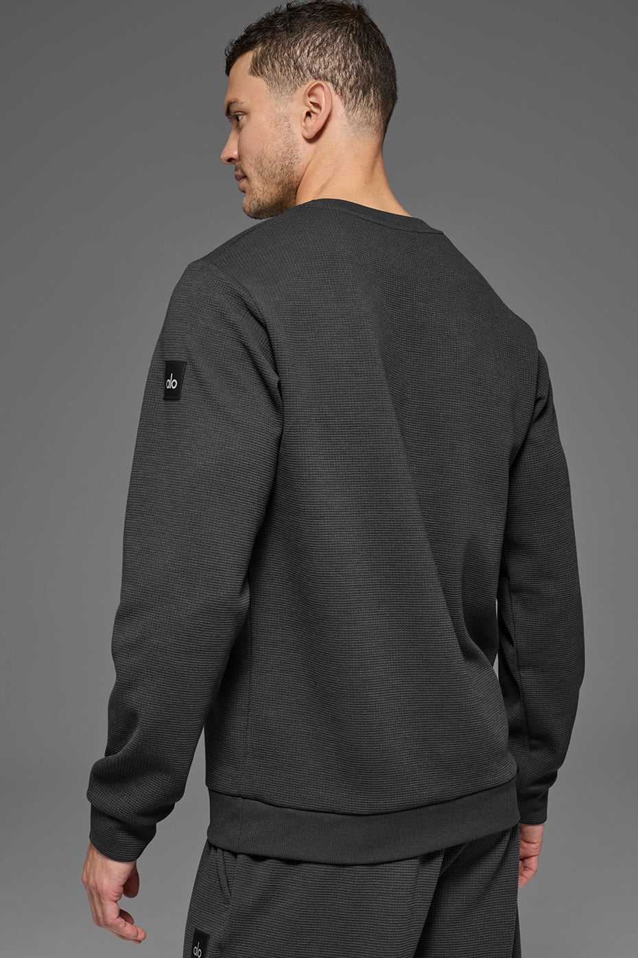 Waffle Lounge Long Sleeve Crew