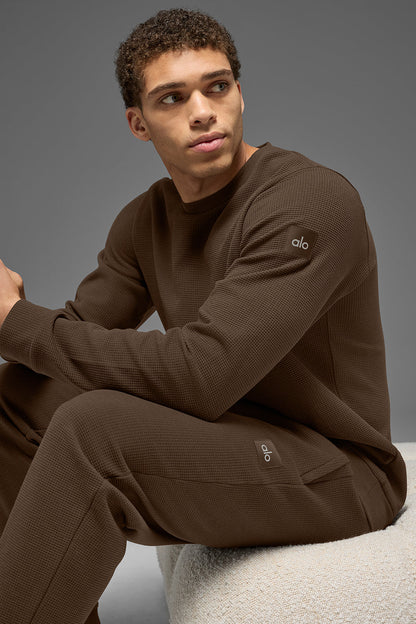 Waffle Lounge Long Sleeve Crew