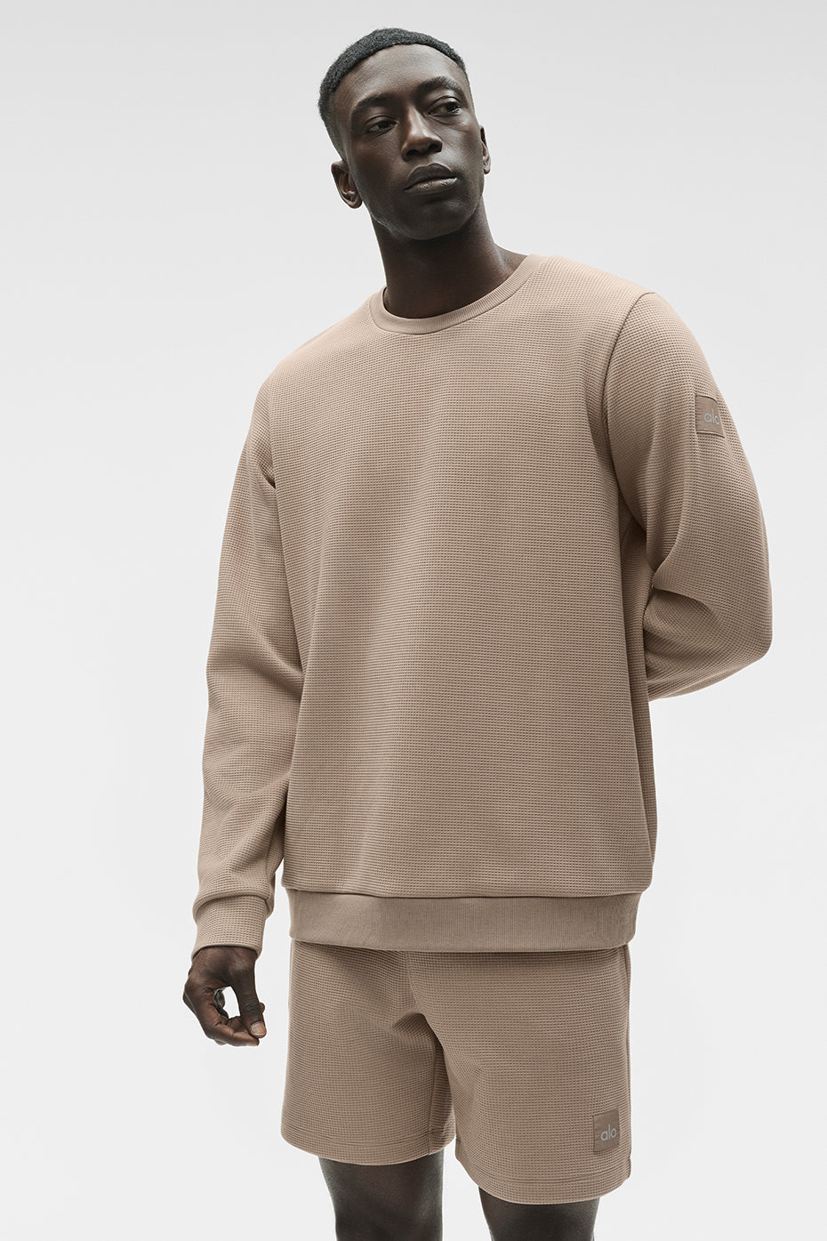 Waffle Lounge Long Sleeve Crew