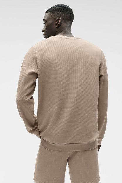 Waffle Lounge Long Sleeve Crew