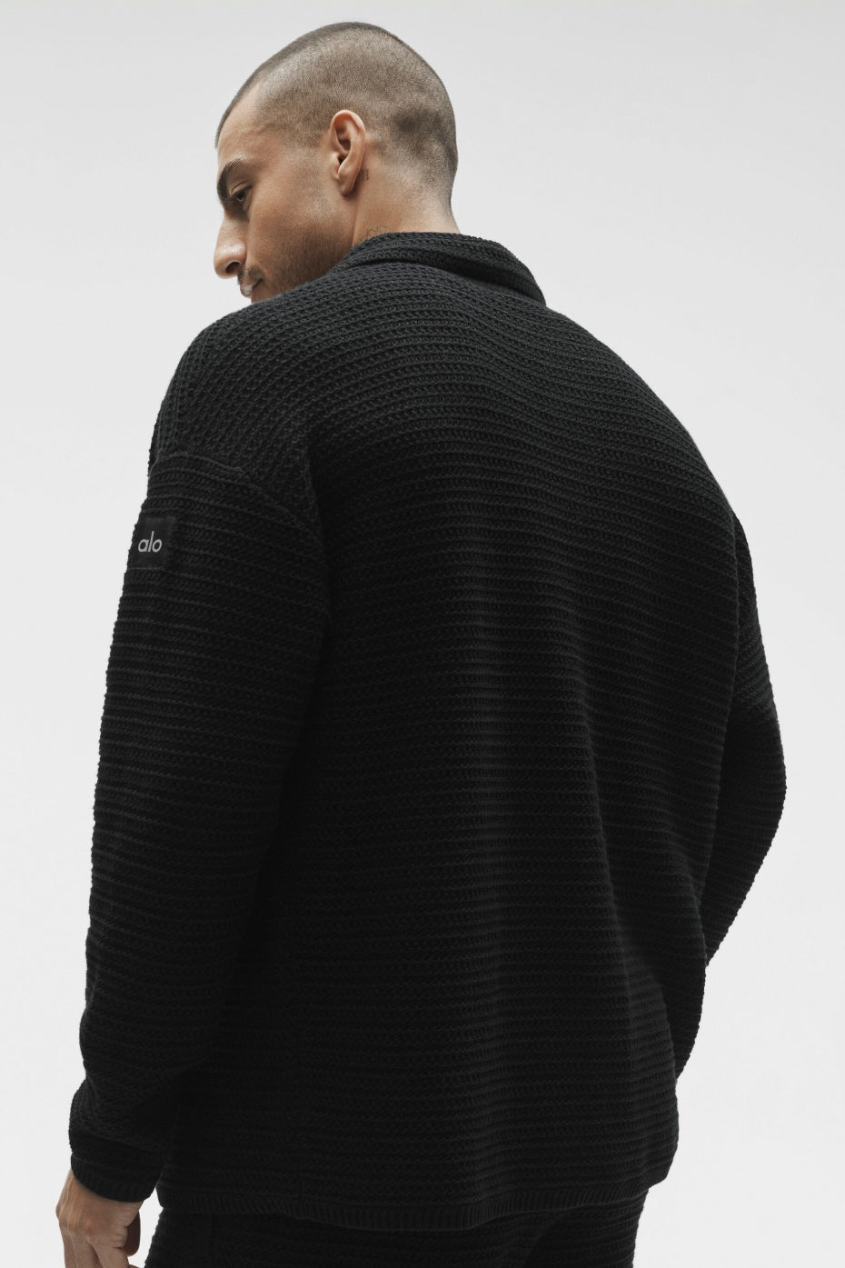 Shift Knit Button Up Long Sleeve