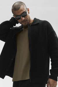 Shift Knit Button Up Long Sleeve