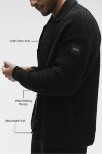 Shift Knit Button Up Long Sleeve