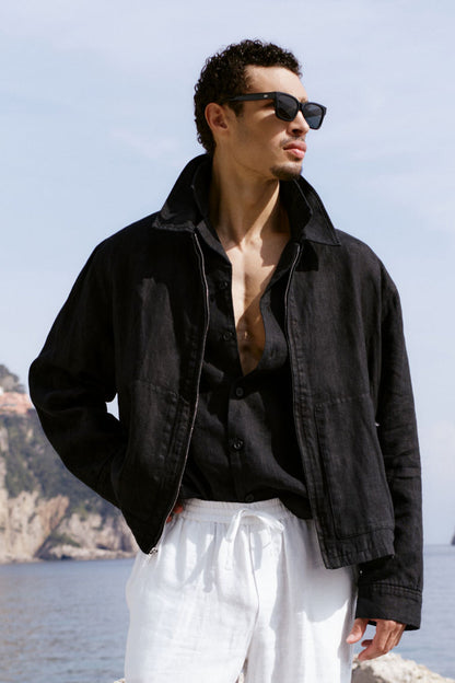 Veste Zippée Linen Days