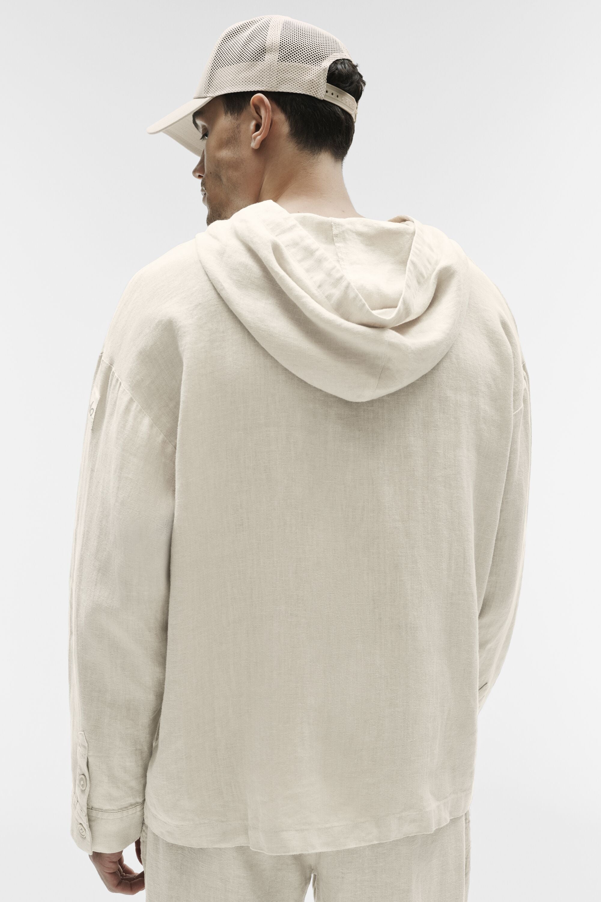 Veste À Capuche Boutonnée Linen Days