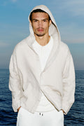 Veste À Capuche Boutonnée Linen Days